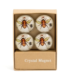 Honey Bee Magnet / Set of 4 Pieces