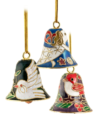 Cloisonne Small Bell Ornament