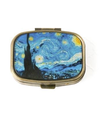 Starry Night by Vincent van Gogh Pill Box