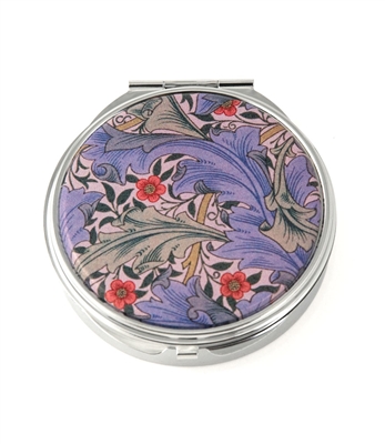 William Morris Floral Granville Round Pill Box
