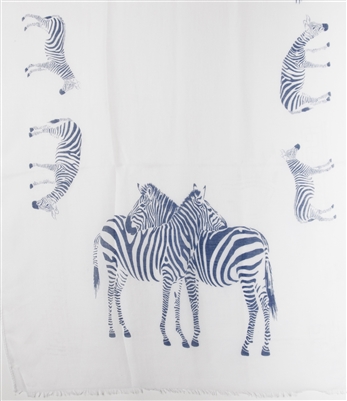 Zebra Print Scarf
