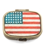 American Flag Pill Box