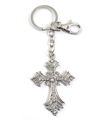 Crystal Cross Purse Jewelry/Key Chain