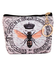 Bamboo Bee Key Ring Coin Purse