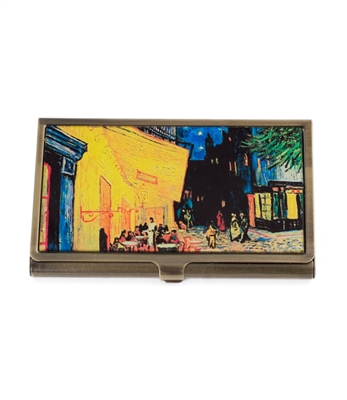 Cafe Terrace At Night  Card Case