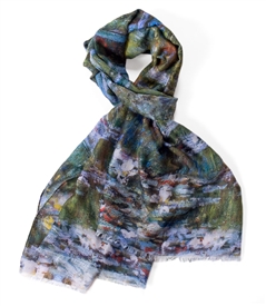 Water Lilies and Japanese Bridge/Claude Monet Scarf