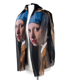 Johannes Vermeer Girl with A Pearl Earring Scarf