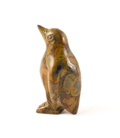 Brown Jasper Penguin Carving Figurine