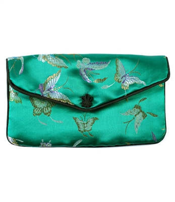 Large Butterfly Silk Pouch