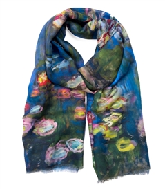 Water Lilies Pond/ Claude Monet Scarf