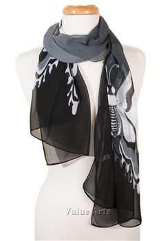 light Weight Artistic Butterfly Scarf