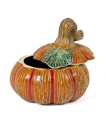 Cloisonne Pumpkin Box