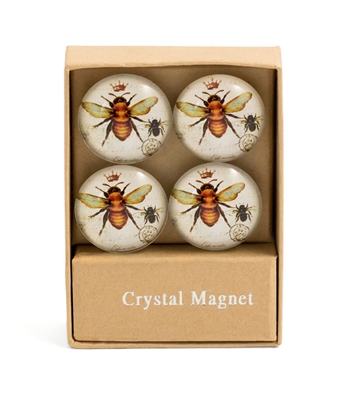 Honey Bee Magnet / Set of 4 Pieces