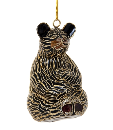 black bear ornament