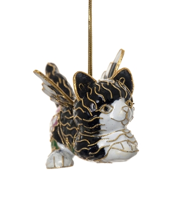 flying cat ornament