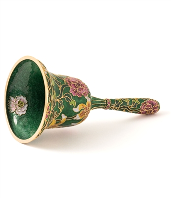 Cloisonne Floral Table Bell