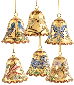 gold bell ornament