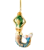 Cloisonne Articulate Mermaid Ornament
