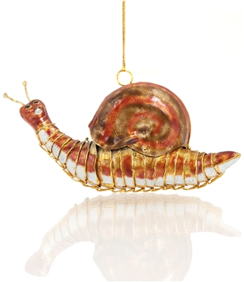 Articulate Snail Ornament
