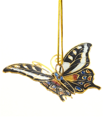 Cloisonne Small Butterfly Ornament