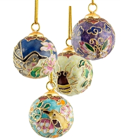 Cloisonne Small Enamel Ball Ornament