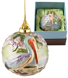 pelican ball ornament