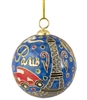 Cloisonne Love Paris Ball Ornament