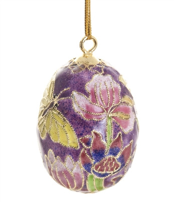 Cloisonne Egg Ornament