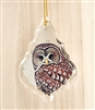 Crystal Owl Ornament