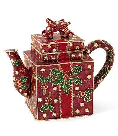christmas teapot