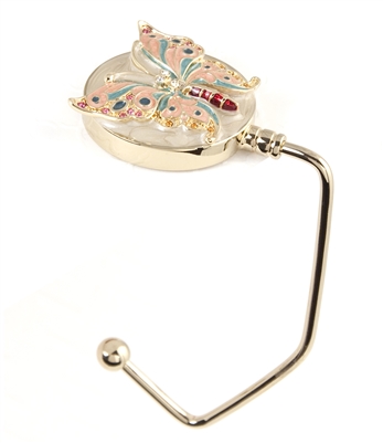 Butterfly Purse Hanger with Crystals