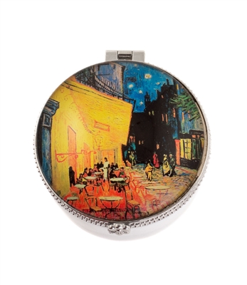 Cafe Terrace At Night  Keepsake Box