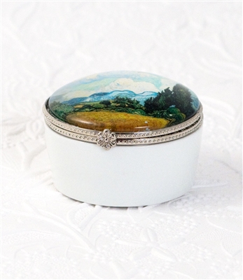 Van Gogh Wheat Field Cypresses Keepsake Box