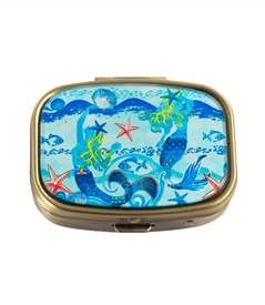 Mermaid Vintage Pill Box