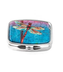 Red Dragonfly Pill Box