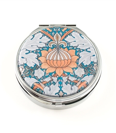 William Morris Orange Flower Round Accessories Box