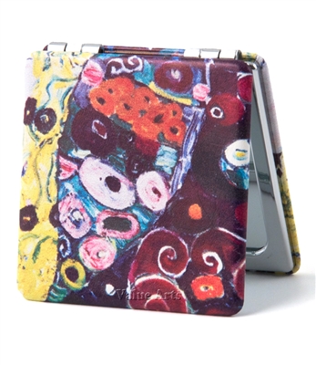 Klimt Purple Compact Mirror