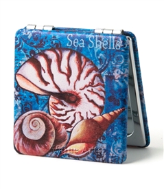 seashell  compack mirror