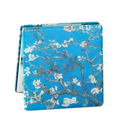 Van Gogh's  Almond Blossoms Oval Travel Mirror