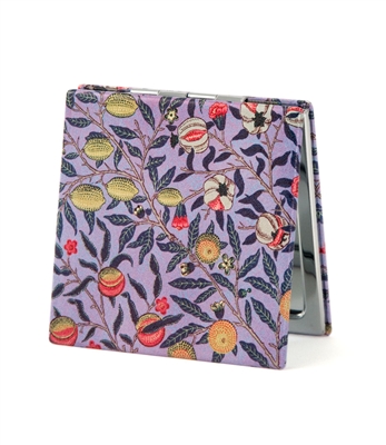 William Morris Fruit Square Travel Mirror