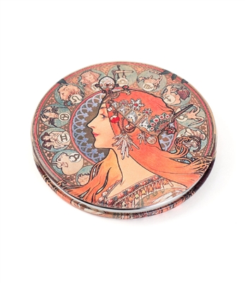 Alphones Mucha Travel Mirror