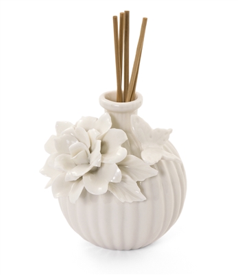 Porcelain Butterfly Peony Reed Diffuser