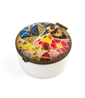 Mosaic Tile Design Keepsake Box