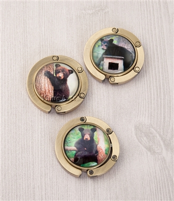 black bear purse hanger