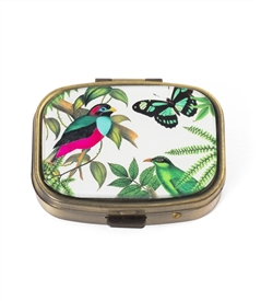 Tropical Bird Pill Box