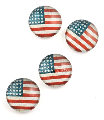 Vintage American Flag Magnet/Set of 4