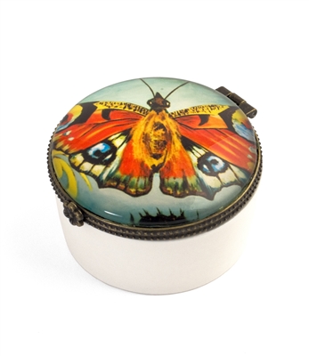 Red Butterfly Keepsake Box