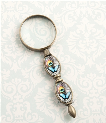 Vintage Blue Butterfly Magnifier