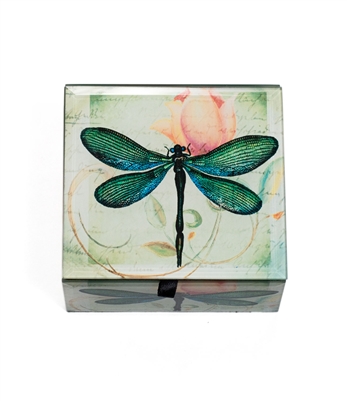 Green Dragonfly Keepsake Box