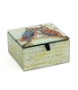 Owl On Branch Keepsake Square Box